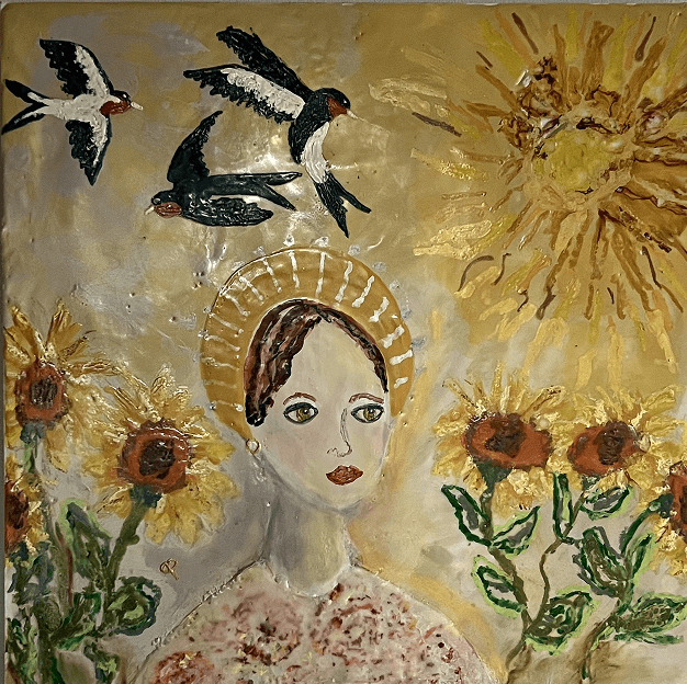 The Swallows and The Sunflowers Penny Pollock